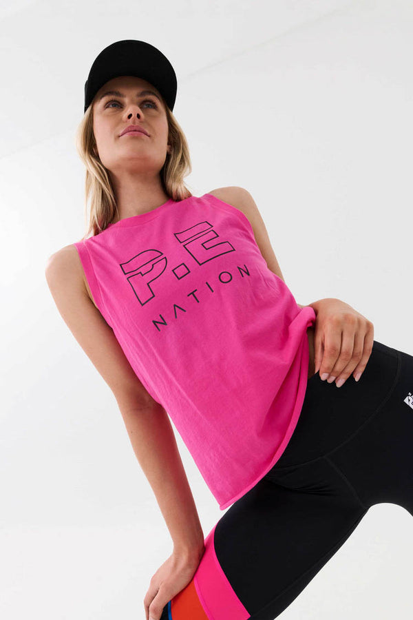 Heads Up Tank - Pink Glo